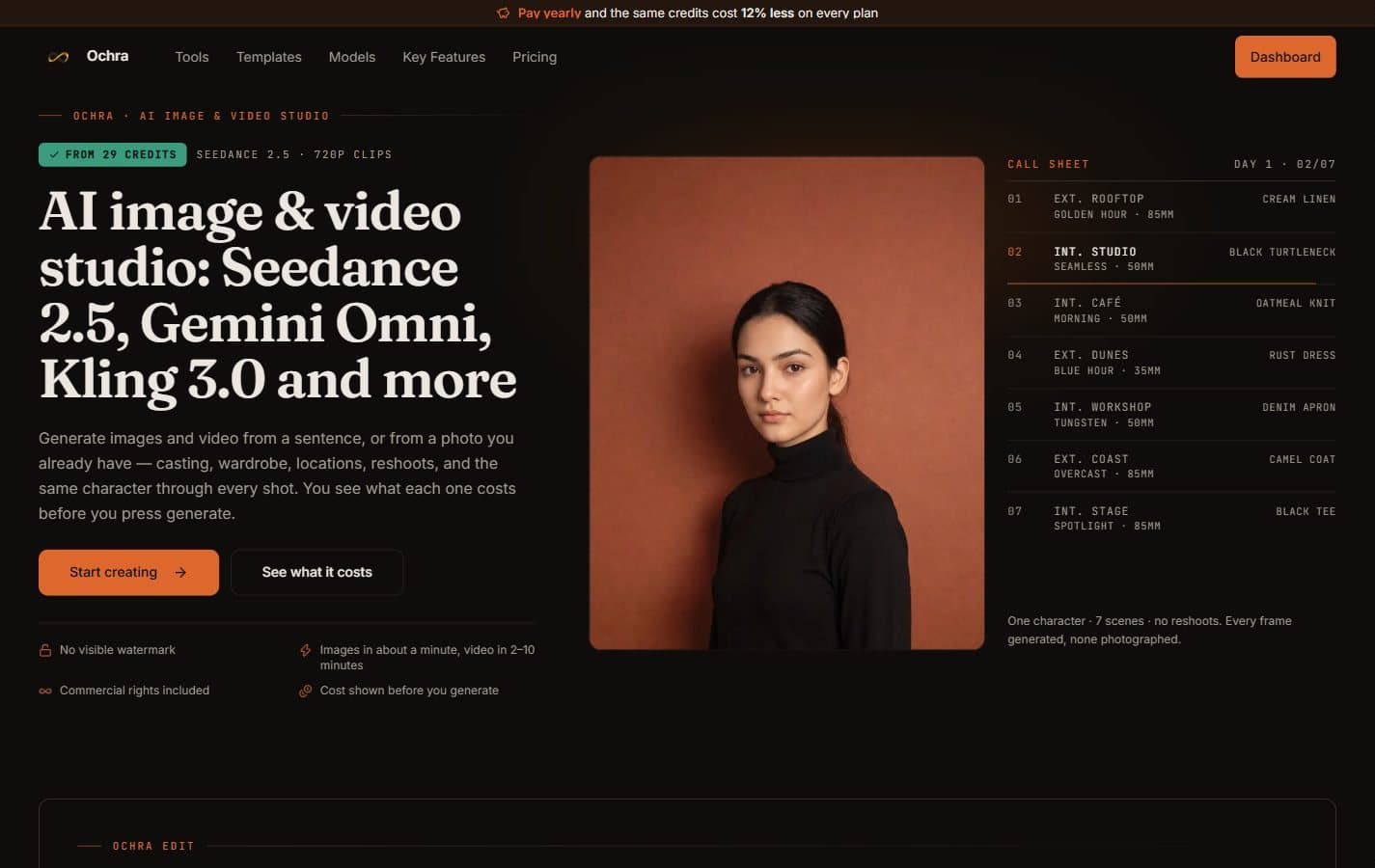 Ochra — AI image and video studio
